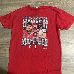 NFLPA BAKER MAYFIELD Red Graphic T-Shirt